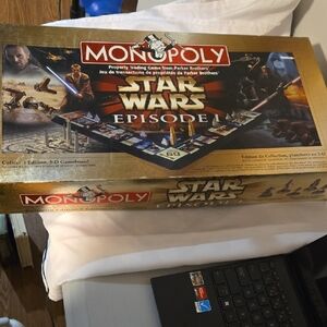 Monopoly Star Wars Episode I 3D Board Game - Gold Edition